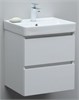 AQUANET Тумба с раковиной Вега 50 белый глянец AQUANET-367322