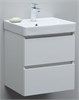 AQUANET Тумба с раковиной Вега 50 белый глянец AQUANET-367322