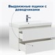 AQUANET Тумба с раковиной Вега 90 2 ящ. цв.белый глянец AQUANET-327998