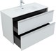AQUANET Тумба с раковиной Вита 100 цв. белый матовый AQUANET-339163