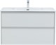 AQUANET Тумба с раковиной Вита 100 цв. белый матовый AQUANET-339163