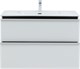AQUANET Тумба с раковиной Вита 100 цв. белый матовый AQUANET-339163