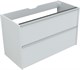 AQUANET Тумба с раковиной Вита 100 цв. белый матовый AQUANET-339163