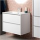 AQUANET Тумба с раковиной Вита 60 цв. белый матовый AQUANET-339160