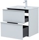 AQUANET Тумба с раковиной Вита 60 цв. белый матовый AQUANET-339160