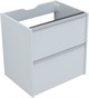 AQUANET Тумба с раковиной Вита 60 цв. белый матовый AQUANET-339160