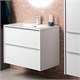 AQUANET Тумба с раковиной Вита 70 цв. белый матовый AQUANET-339161