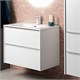 AQUANET Тумба с раковиной Вита 70 цв. белый матовый AQUANET-339161