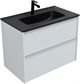 AQUANET Тумба с раковиной Вита 80 цв. белый матовый AQUANET-339162