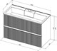 AQUANET Тумба с раковиной Джейн 100 цв.белый матовый (раковина Фортуна) AQUANET-332527
