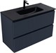 AQUANET Тумба с раковиной Джейн 100 цв.маренго (раковина Flat) AQUANET-332537