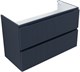AQUANET Тумба с раковиной Джейн 100 цв.маренго (раковина Flat) AQUANET-332537