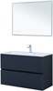 AQUANET Тумба с раковиной Джейн 100 цв.маренго (раковина Фортуна) AQUANET-332522