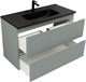 AQUANET Тумба с раковиной Джейн 100 цв.мисти грин (раковина Flat) AQUANET-332532