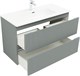 AQUANET Тумба с раковиной Джейн 100 цв.мисти грин (раковина Flat) AQUANET-332532