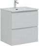 AQUANET Тумба с раковиной Джейн 60 цв.белый матовый (раковина Flat) AQUANET-332546