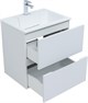 AQUANET Тумба с раковиной Джейн 60 цв.белый матовый (раковина Фортуна) AQUANET-332531