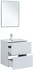 AQUANET Тумба с раковиной Джейн 60 цв.белый матовый (раковина Фортуна) AQUANET-332531