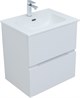 AQUANET Тумба с раковиной Джейн 60 цв.белый матовый (раковина Фортуна) AQUANET-332531