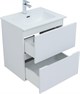 AQUANET Тумба с раковиной Джейн 60 цв.белый матовый (раковина Фортуна) AQUANET-332531