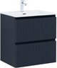 AQUANET Тумба с раковиной Джейн 60 цв.маренго (раковина Flat) AQUANET-332541