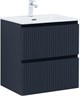 AQUANET Тумба с раковиной Джейн 60 цв.маренго (раковина Flat) AQUANET-332541