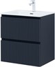 AQUANET Тумба с раковиной Джейн 60 цв.маренго (раковина Flat) AQUANET-332541