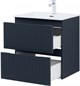 AQUANET Тумба с раковиной Джейн 60 цв.маренго (раковина Flat) AQUANET-332541