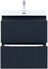 AQUANET Тумба с раковиной Джейн 60 цв.маренго (раковина Flat) AQUANET-332541