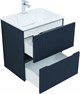 AQUANET Тумба с раковиной Джейн 60 цв.маренго (раковина Фортуна) AQUANET-332526
