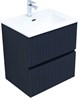 AQUANET Тумба с раковиной Джейн 60 цв.маренго (раковина Фортуна) AQUANET-332526