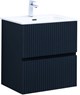 AQUANET Тумба с раковиной Джейн 60 цв.маренго (раковина Фортуна) AQUANET-332526