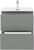 AQUANET Тумба с раковиной Джейн 60 цв.мисти грин (раковина Flat) AQUANET-332536