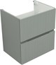AQUANET Тумба с раковиной Джейн 60 цв.мисти грин (раковина Фортуна) AQUANET-332521