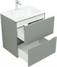 AQUANET Тумба с раковиной Джейн 60 цв.мисти грин (раковина Фортуна) AQUANET-332521