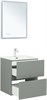 AQUANET Тумба с раковиной Джейн 60 цв.мисти грин (раковина Фортуна) AQUANET-332521