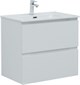 AQUANET Тумба с раковиной Джейн 70 цв.белый матовый (раковина Flat) AQUANET-332545