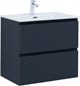 AQUANET Тумба с раковиной Джейн 70 цв.маренго (раковина Flat) AQUANET-332540