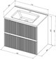 AQUANET Тумба с раковиной Джейн 70 цв.маренго (раковина Flat) AQUANET-332540