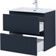 AQUANET Тумба с раковиной Джейн 70 цв.маренго (раковина Flat) AQUANET-332540