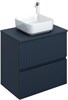AQUANET Тумба с раковиной Джейн 70 цв.маренго (раковина Фортуна) AQUANET-332525