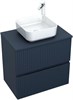 AQUANET Тумба с раковиной Джейн 70 цв.маренго (раковина Фортуна) AQUANET-332525