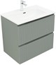AQUANET Тумба с раковиной Джейн 70 цв.мисти грин (раковина Flat) AQUANET-332535