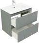 AQUANET Тумба с раковиной Джейн 70 цв.мисти грин (раковина Flat) AQUANET-332535