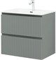 AQUANET Тумба с раковиной Джейн 70 цв.мисти грин (раковина Flat) AQUANET-332535