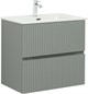 AQUANET Тумба с раковиной Джейн 70 цв.мисти грин (раковина Фортуна) AQUANET-332520