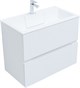 AQUANET Тумба с раковиной Джейн 80 цв.белый матовый (раковина Фортуна) AQUANET-332529