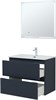 AQUANET Тумба с раковиной Джейн 80 цв.маренго (раковина Flat) AQUANET-332539