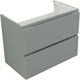 AQUANET Тумба с раковиной Джейн 80 цв.мисти грин (раковина Flat) AQUANET-332534