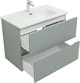 AQUANET Тумба с раковиной Джейн 80 цв.мисти грин (раковина Фортуна) AQUANET-332519